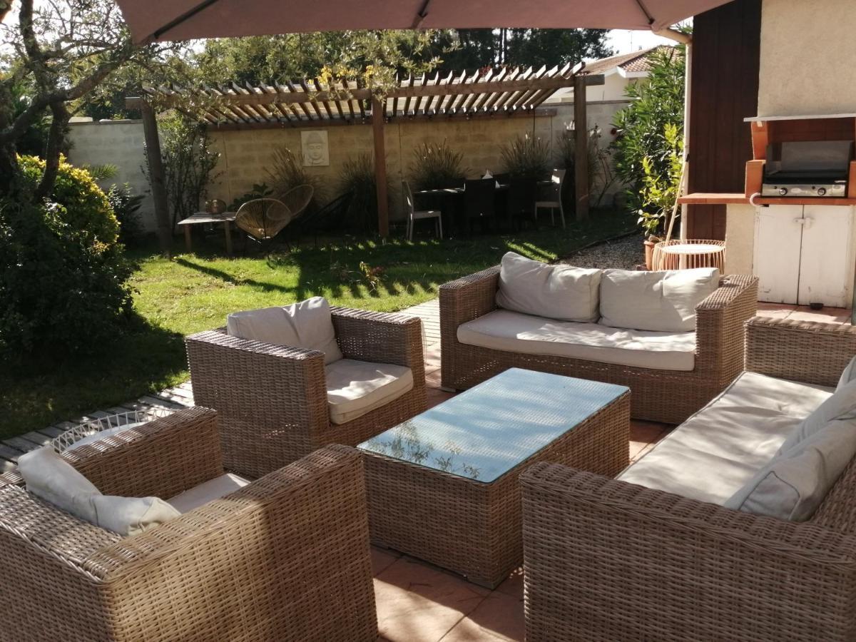 Maison Familiale En Bois Avec Piscine, Proche Du Bassin Gujan-Mestras Ngoại thất bức ảnh