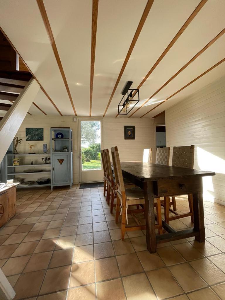 Maison Familiale En Bois Avec Piscine, Proche Du Bassin Gujan-Mestras Ngoại thất bức ảnh