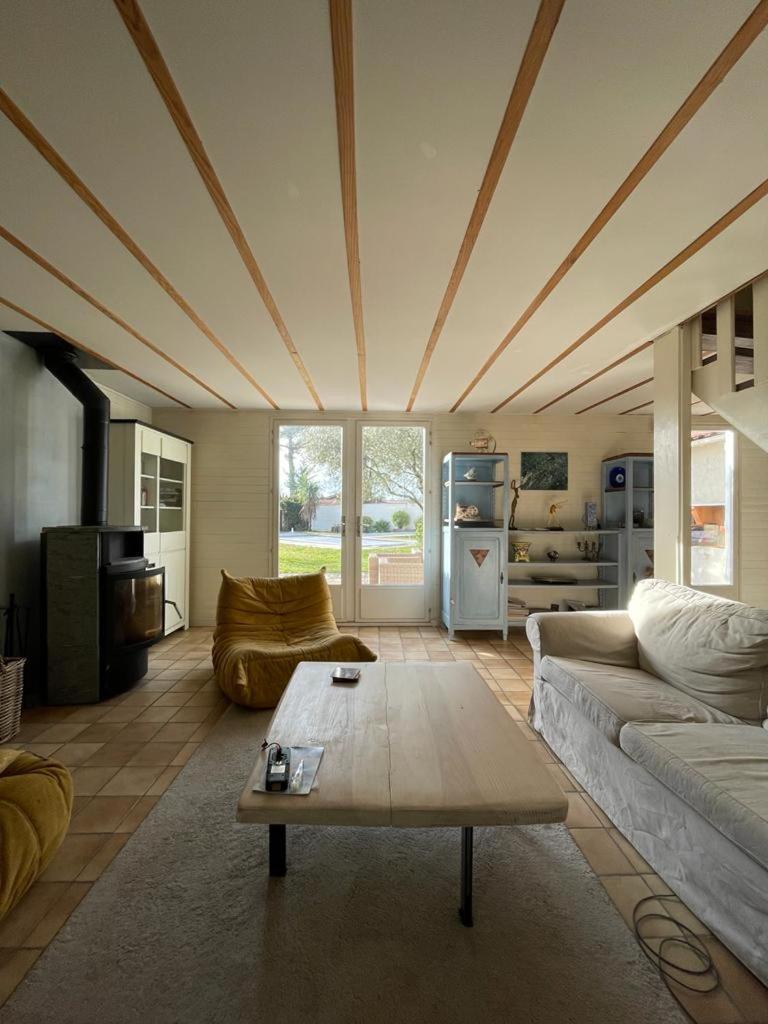 Maison Familiale En Bois Avec Piscine, Proche Du Bassin Gujan-Mestras Ngoại thất bức ảnh